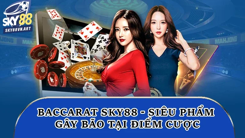 Baccarat Sky88 - Siêu phẩm gây bão tại điểm cược