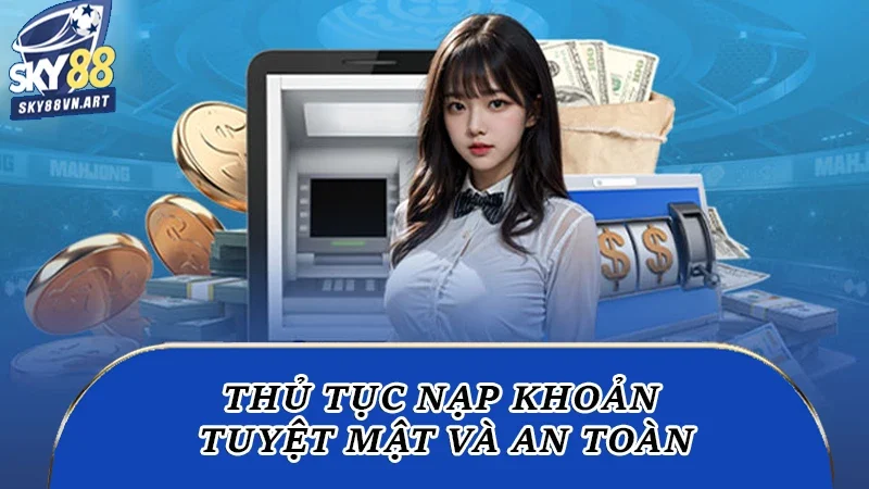 Thủ tục nạp khoản tuyệt mật và an toàn